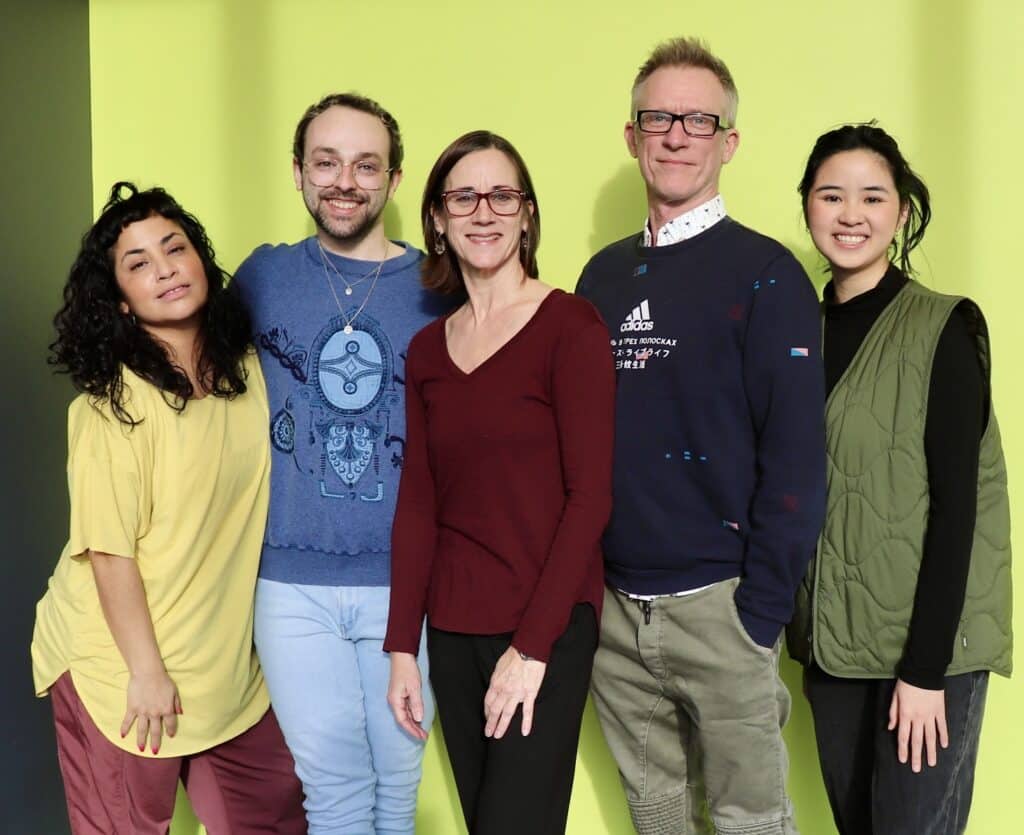 Irma Villafuerte, Chris Knowles, Cynthia Macedo, Derek Sangster & Kathy Le; Photo by Casey Spector