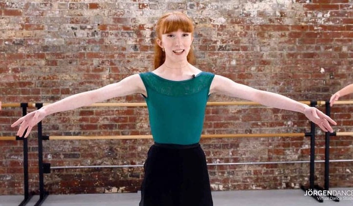 Image of a dancer with their arms outstretched