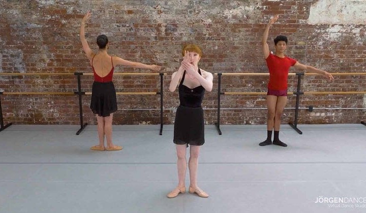 Image of dancers in a studio
