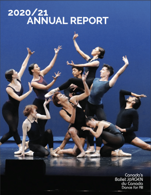 Image of the cover of Canadas Ballet Jorgen - Annual Report 2020-2021