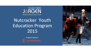 Image of the cover of Canadas Ballet Jorgen CBJ Nutcracker Youth Education 2015 Program